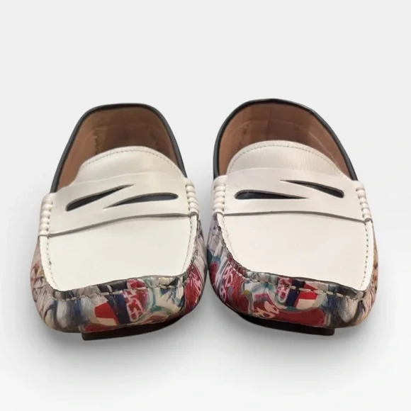 ROBERT GRAHAM
Haryanto Printed Leather Driving Loafers Size 11.5 - Picture 10 of 15